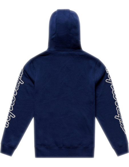 Sweat zippé à capuche Troy Lee Designs Badge - Bleu marine Vert sauge