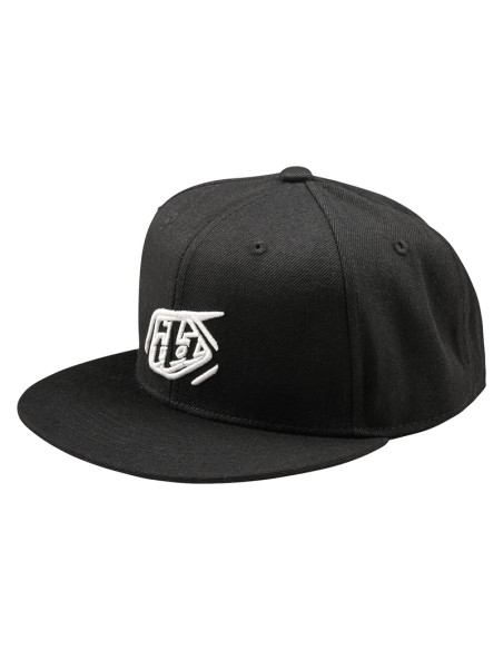 Casquette plate Troy Lee Designs Badge - Noir