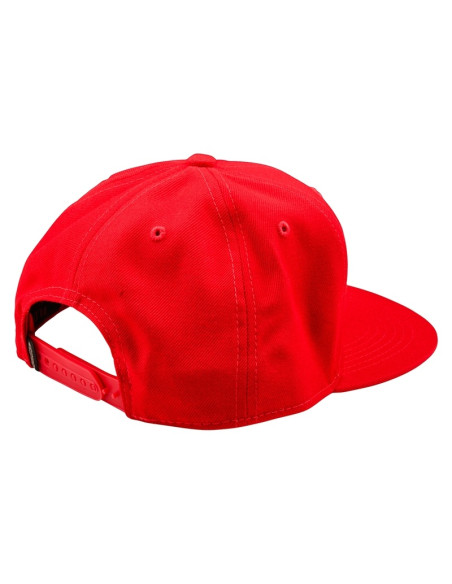 Casquette plate Troy Lee Designs Badge - Rouge