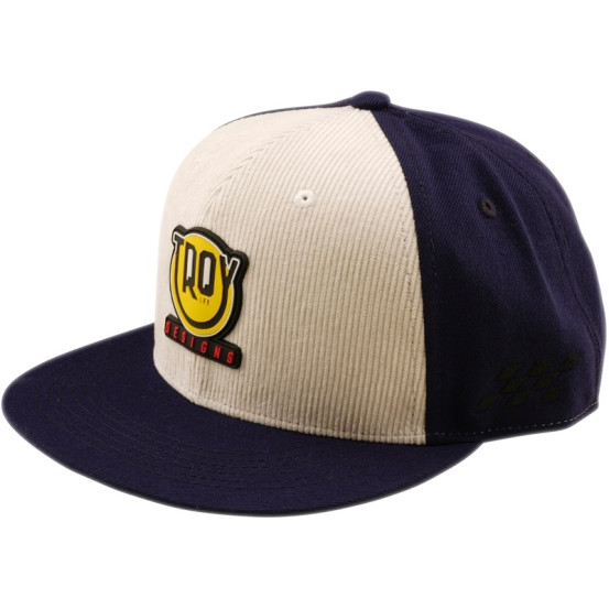 Casquette plate Troy Lee Designs Happy Dayz - Indigo Pierre ponce