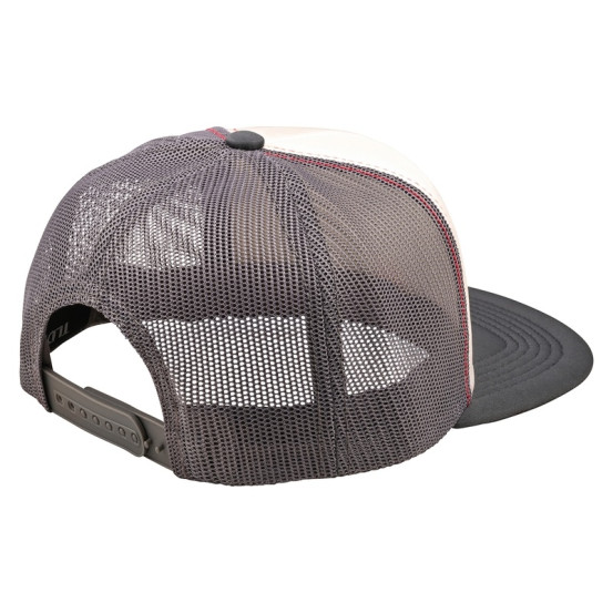 Casquette trucker Troy Lee Designs Peace Out - Blanc vintage Carbone