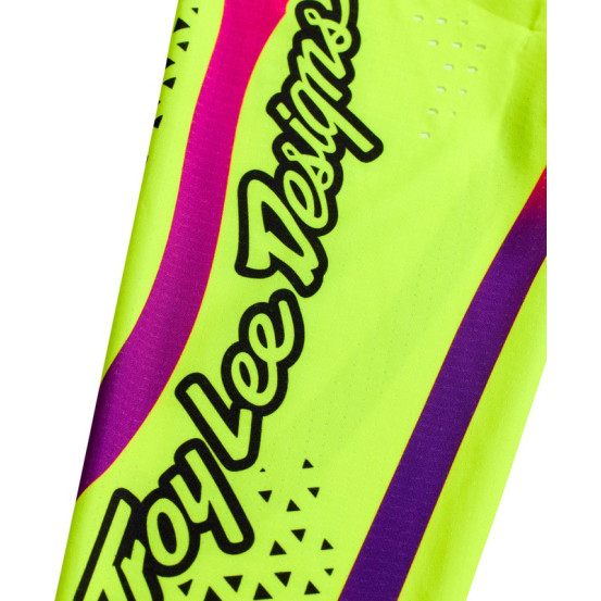 Maillot cross Troy Lee Designs 2027 SE Ultra Aura - Jaune fluo