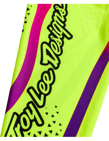 Maillot cross Troy Lee Designs 2027 SE Ultra Aura - Jaune fluo