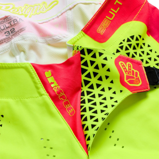 Pantalon cross Troy Lee Designs 2027 SE Ultra Aura - Jaune fluo