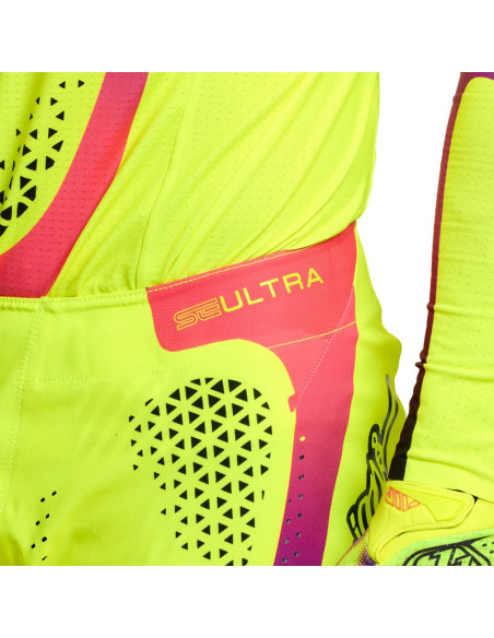 Pantalon cross Troy Lee Designs 2027 SE Ultra Aura - Jaune fluo