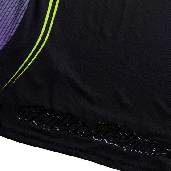 Maillot cross Troy Lee Designs 2027 SE Pro Wander - Noir Violet néon