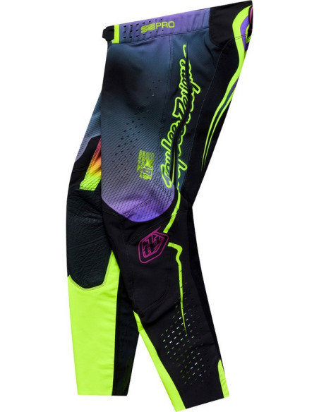 Pantalon cross Troy Lee Designs 2027 SE Pro Wander - Noir Violet néon