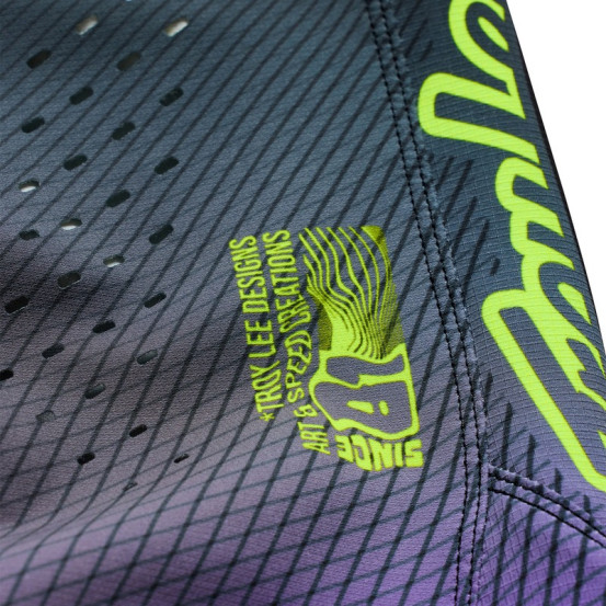 Pantalon cross Troy Lee Designs 2027 SE Pro Wander - Noir Violet néon