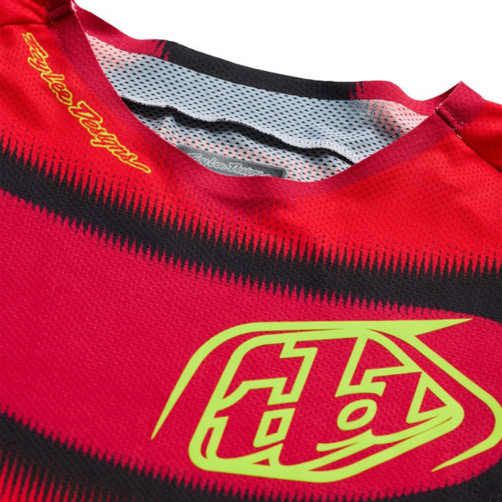 Maillot cross Troy Lee Designs 2027 SE Pro Illusion - Rouge Noir