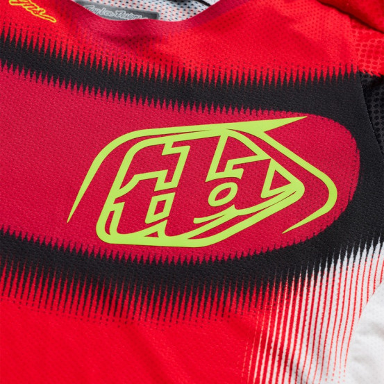 Maillot cross Troy Lee Designs 2027 SE Pro Illusion - Rouge Noir