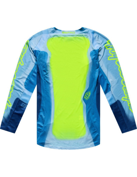 Maillot cross Troy Lee Designs 2027 SE Pro Illusion - Ardoise Jaune fluo