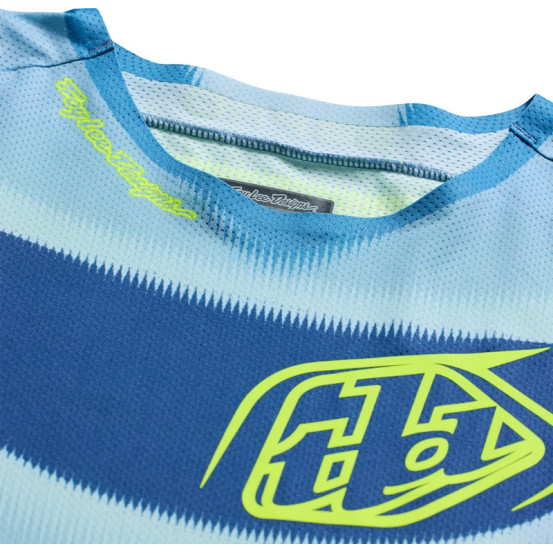 Maillot cross Troy Lee Designs 2027 SE Pro Illusion - Ardoise Jaune fluo