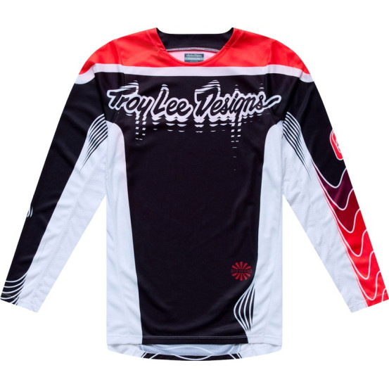 Maillot cross Troy Lee Designs 2027 GP Pro Stagger - Noir Rouge