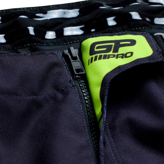 Pantalon cross Troy Lee Designs 2027 GP Pro Stagger - Gris métal Jaune néon