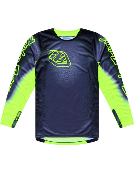 Maillot cross Troy Lee Designs 2027 GP Pro Imprint - Gris Jaune fluo