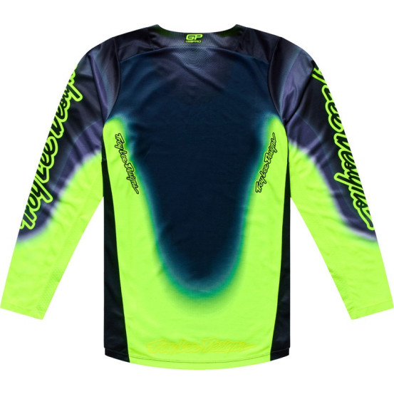 Maillot cross Troy Lee Designs 2027 GP Pro Imprint - Gris Jaune fluo