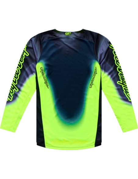 Maillot cross Troy Lee Designs 2027 GP Pro Imprint - Gris Jaune fluo