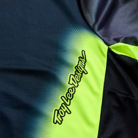 Maillot cross Troy Lee Designs 2027 GP Pro Imprint - Gris Jaune fluo