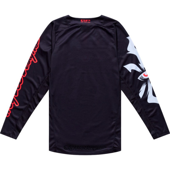Maillot cross Troy Lee Designs 2027 GP Pro Cyclops - Noir Rouge néon