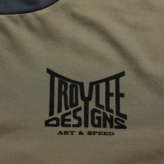 Maillot cross Troy Lee Designs 2027 Ruckus Offroad Barz - Kaki Carbone