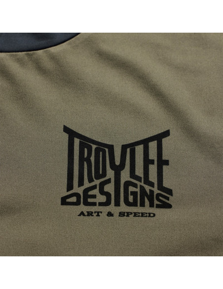 Maillot cross Troy Lee Designs 2027 Ruckus Offroad Barz - Kaki Carbone