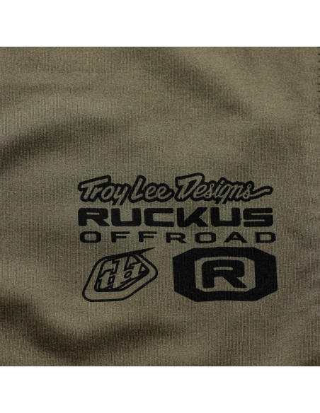 Maillot cross Troy Lee Designs 2027 Ruckus Offroad Barz - Kaki Carbone