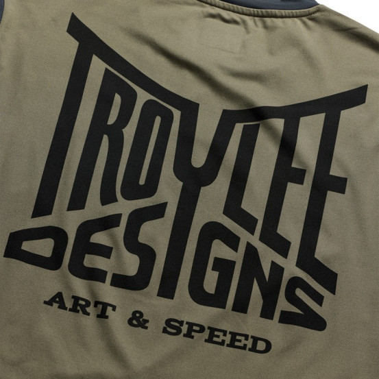 Maillot cross Troy Lee Designs 2027 Ruckus Offroad Barz - Kaki Carbone