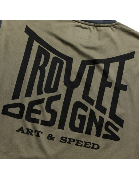 Maillot cross Troy Lee Designs 2027 Ruckus Offroad Barz - Kaki Carbone