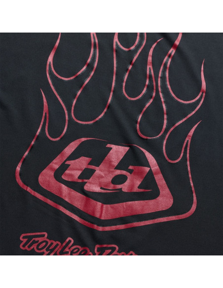 Maillot cross Troy Lee Designs 2027 Ruckus Offroad Flamz - Carbone