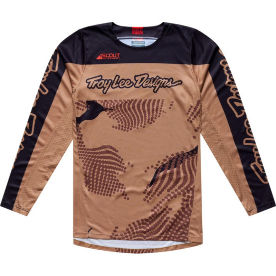 Maillot cross Troy Lee Designs 2027 Scout GP Pro High Desert - Terre de Sienne