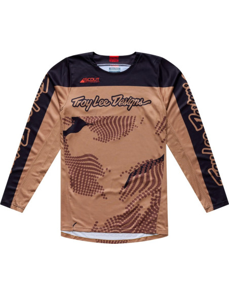 Maillot cross Troy Lee Designs 2027 Scout GP Pro High Desert - Terre de Sienne