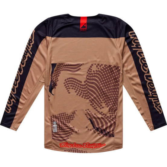 Maillot cross Troy Lee Designs 2027 Scout GP Pro High Desert - Terre de Sienne