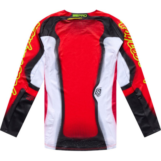 Maillot cross enfant Troy Lee Designs 2027 SE Pro Illusion - Rouge Noir