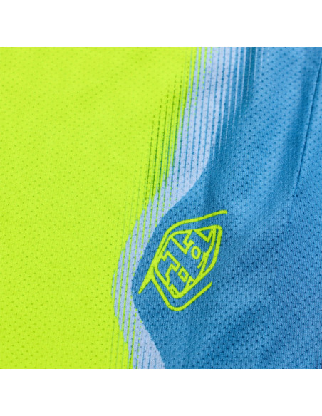Maillot cross enfant Troy Lee Designs 2027 SE Pro Illusion - Ardoise Jaune fluo