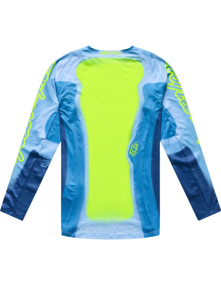 Maillot cross enfant Troy Lee Designs 2027 SE Pro Illusion - Ardoise Jaune fluo
