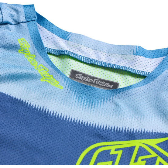 Maillot cross enfant Troy Lee Designs 2027 SE Pro Illusion - Ardoise Jaune fluo