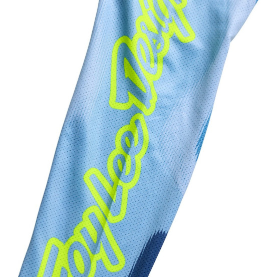 Maillot cross enfant Troy Lee Designs 2027 SE Pro Illusion - Ardoise Jaune fluo