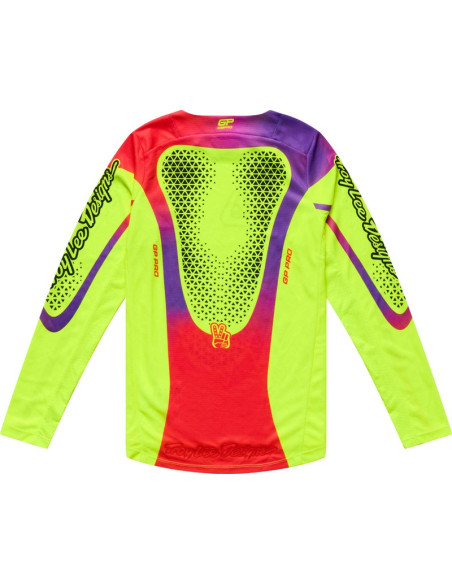 Maillot cross enfant Troy Lee Designs 2027 GP Pro Aura - Jaune fluo