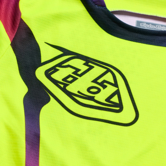 Maillot cross enfant Troy Lee Designs 2027 GP Pro Aura - Jaune fluo