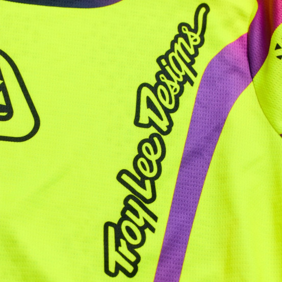 Maillot cross enfant Troy Lee Designs 2027 GP Pro Aura - Jaune fluo
