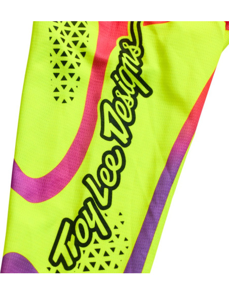 Maillot cross enfant Troy Lee Designs 2027 GP Pro Aura - Jaune fluo
