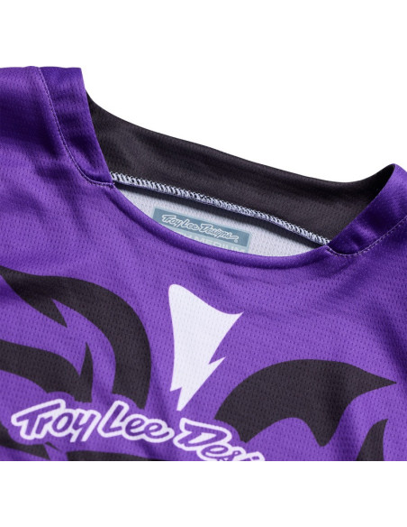 Maillot cross enfant Troy Lee Designs 2027 GP Pro Cyclops - Violet néon
