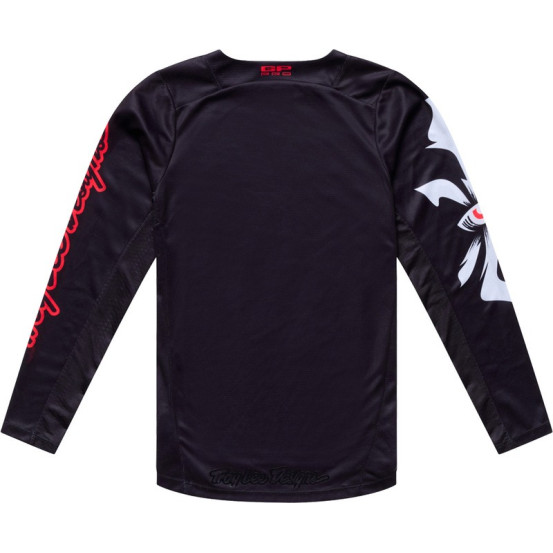 Maillot cross enfant Troy Lee Designs 2027 GP Pro Cyclops - Noir Rouge néon