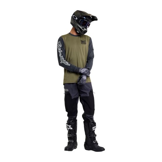 Tenue cross Troy Lee Designs 2027 Ruckus Offroad Barz - Kaki Carbone