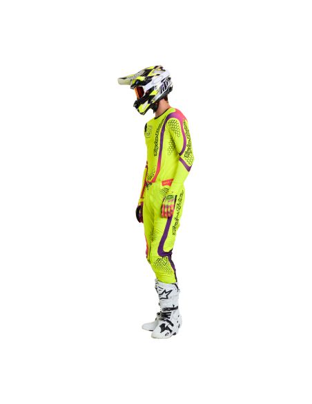 Tenue cross enfant Troy Lee Designs 2027 GP Pro Aura - Jaune fluo
