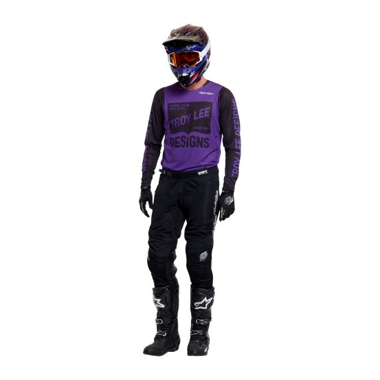 Tenue cross Troy Lee Designs 2027 GP Pro Air Locked - Violet néon