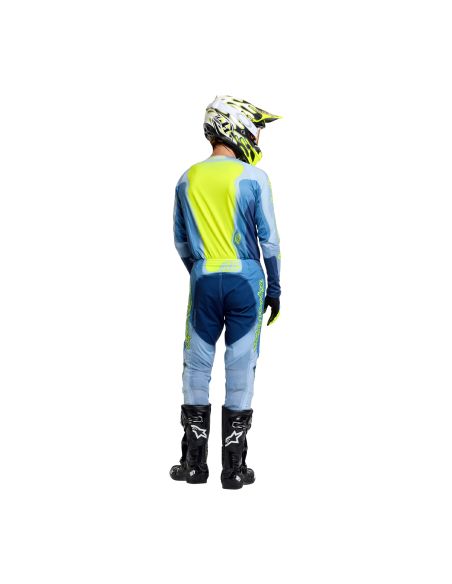 Tenue cross Troy Lee Designs 2027 SE Pro Illusion - Ardoise Jaune fluo