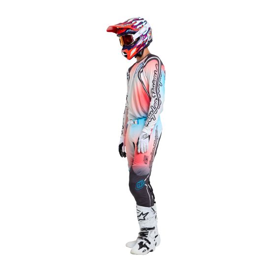Tenue cross Troy Lee Designs 2027 SE Pro Wander - Blanc Gris métal