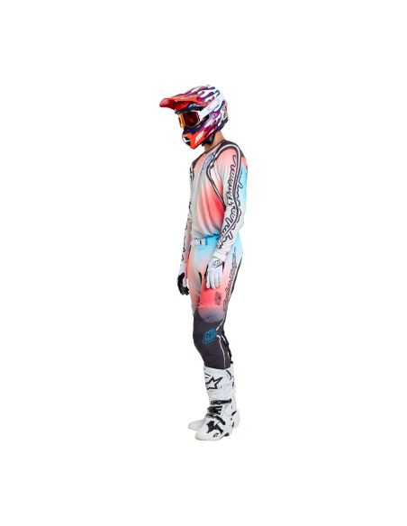 Tenue cross Troy Lee Designs 2027 SE Pro Wander - Blanc Gris métal