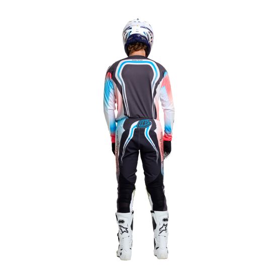 Tenue cross Troy Lee Designs 2027 SE Pro Wander - Blanc Gris métal